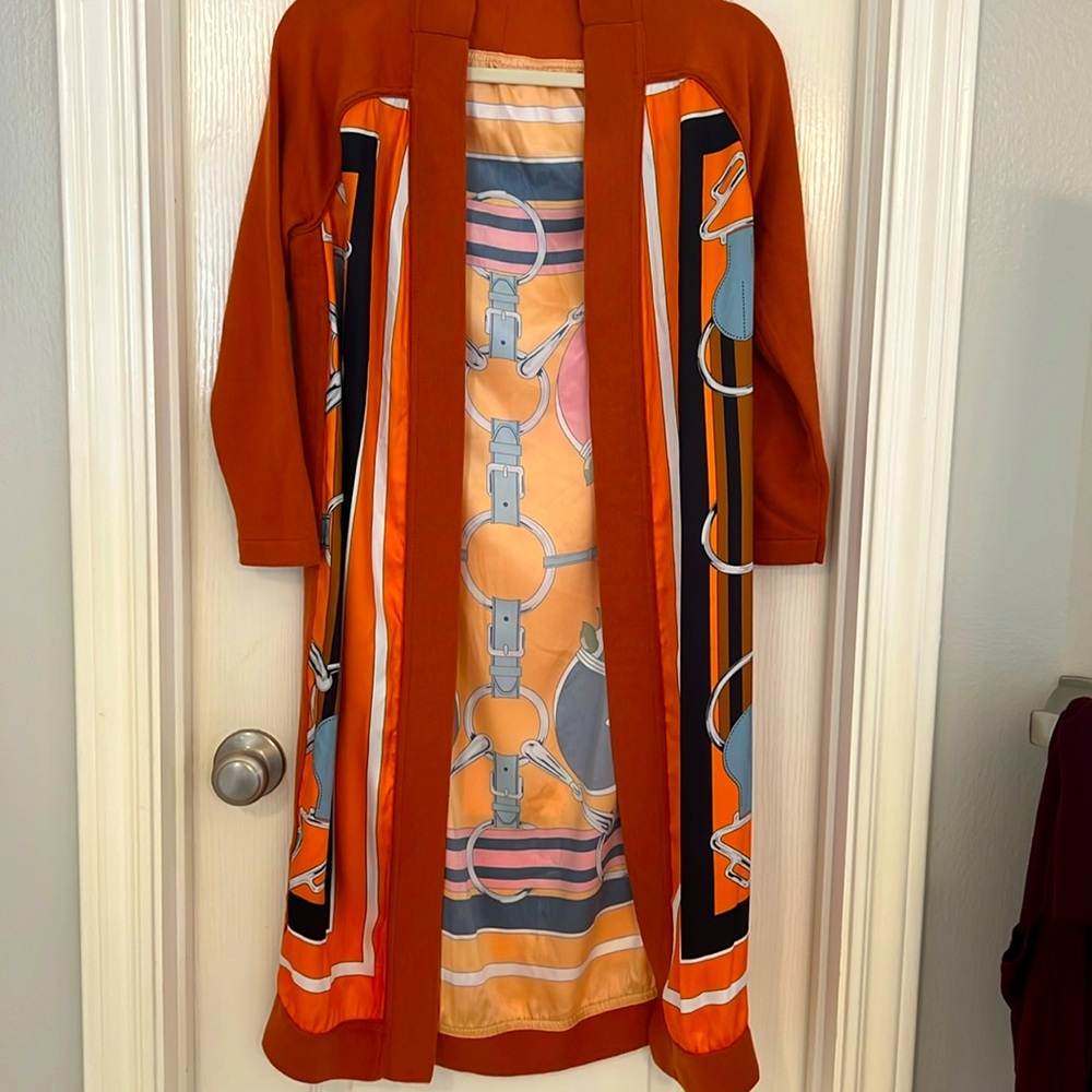 Cardigan. Elegant print. Perfect for fall!